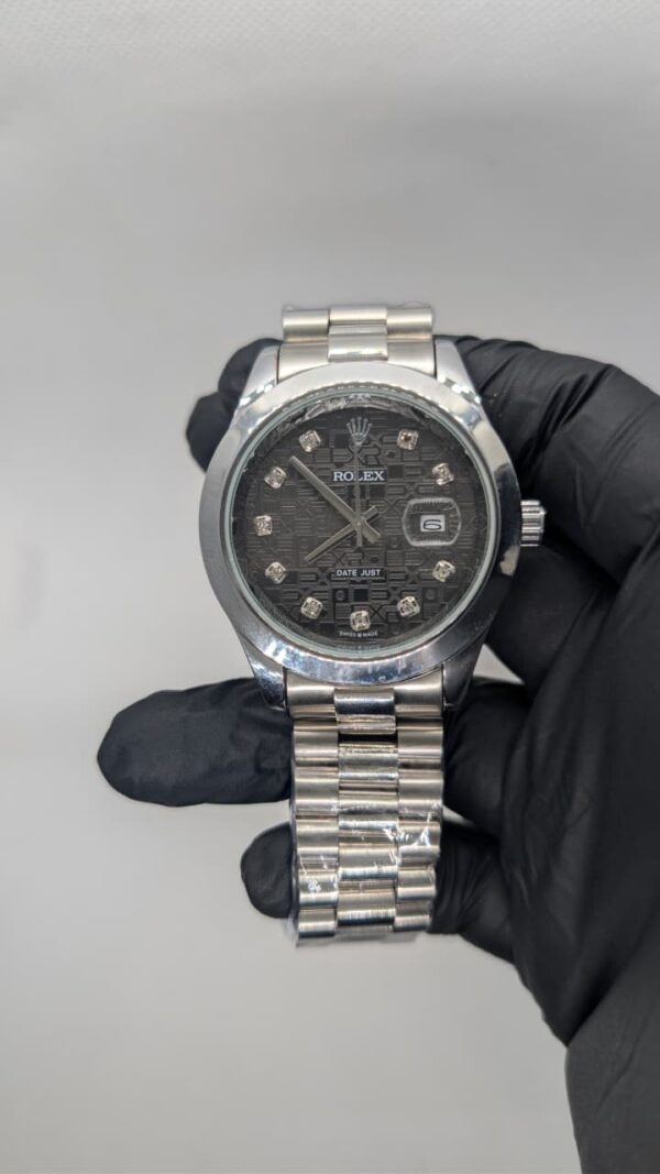 Rolex Oyster Perpetual Date Just Silver